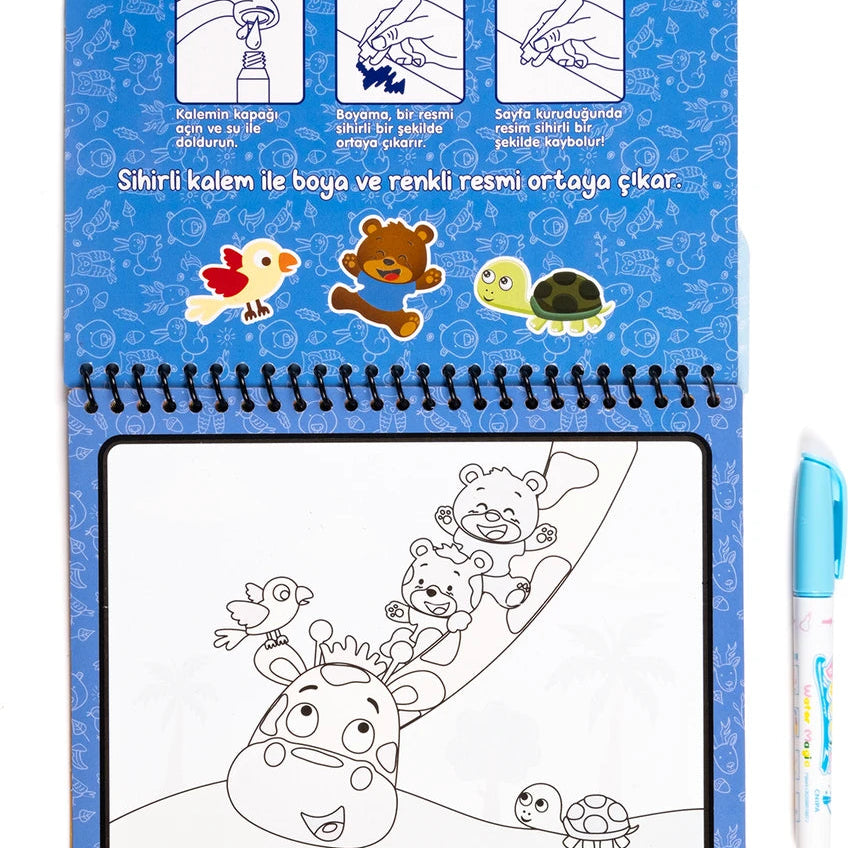 Sihirli Boyama Defteri 💧♻️