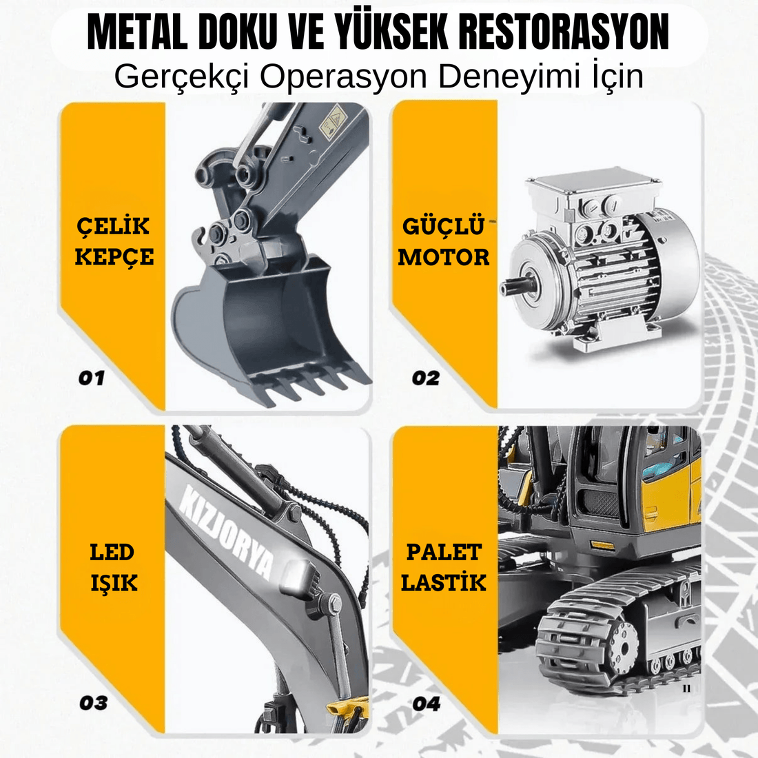 Kid Vision Mini Şantiye Oyuncakları