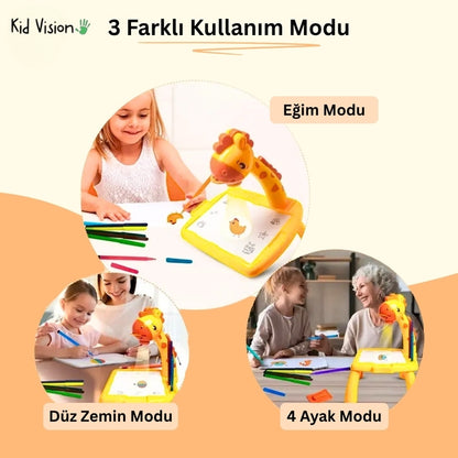 Kidvision Akıllı Çizim Projeksiyon Seti