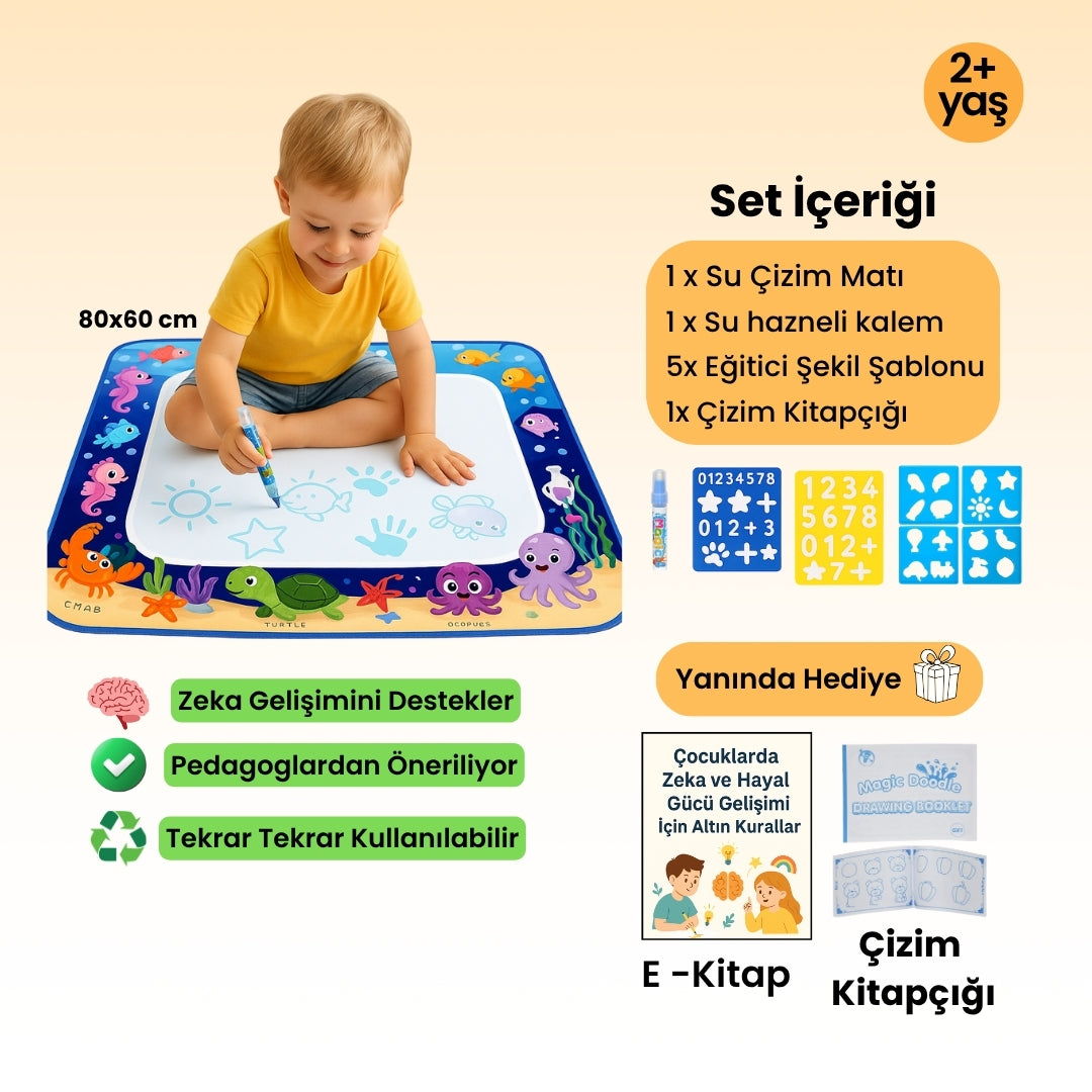 Kid Vision Sihirli Su Çizim Matı