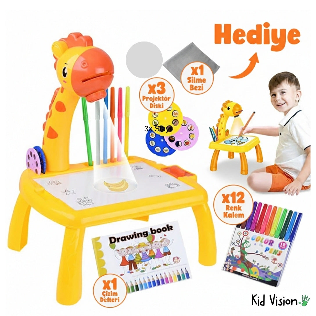 Kidvision Akıllı Çizim Projeksiyon Seti