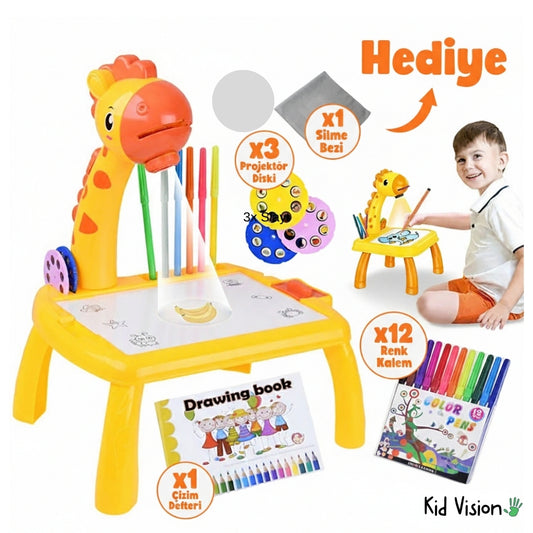 Kidvision Akıllı Çizim Projeksiyon Seti