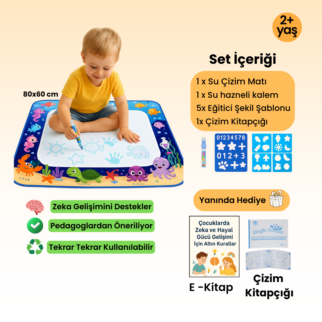 Kid Vision Sihirli Su Çizim Matı