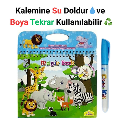 Sihirli Boyama Defteri 💧♻️