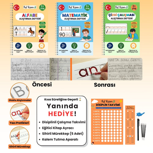 Kid Vision Sihirli Alıştırma Seti