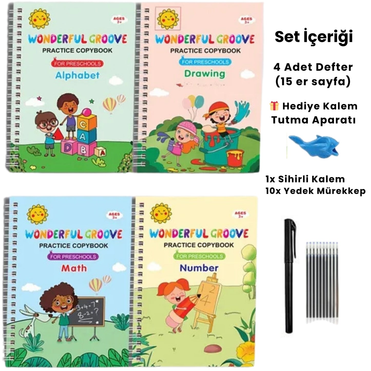 Kid Vision™ Magic Book Seti