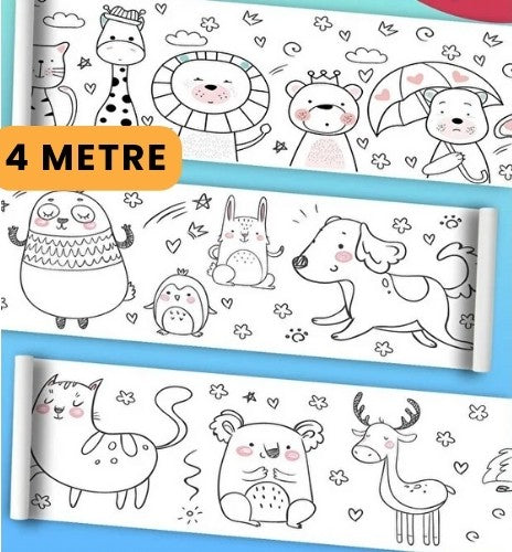 Rulo Boyama Kağıdı 4 Metre