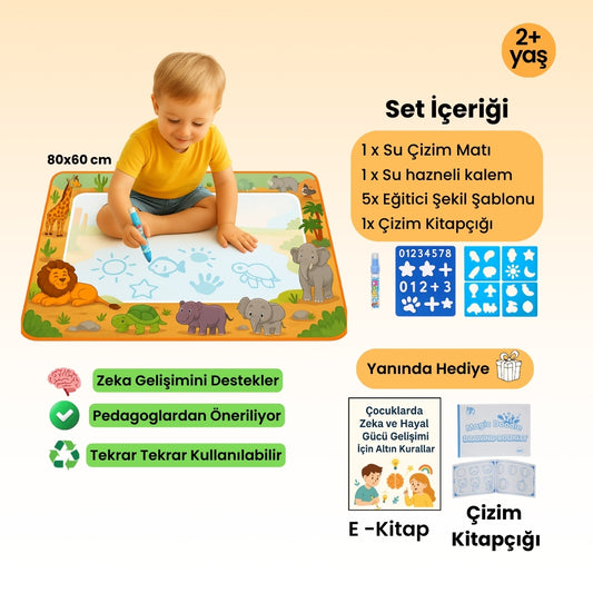 Kid Vision Sihirli Su Çizim Matı